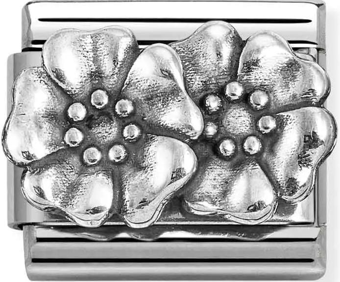 Nomination pala hopeiset kukat - Composable Classic - 330101-73 - 1