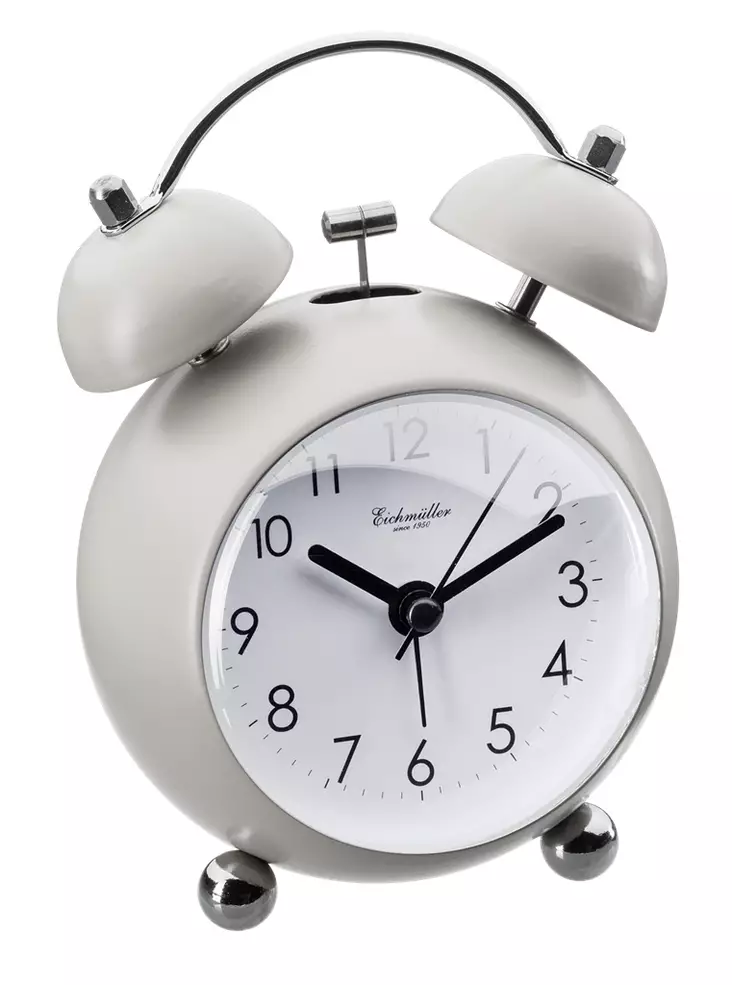 Retro Kilin=C3=A4 Pastelli Harmaa Her=C3=A4tyskello 9880-3 - Herätyskellot - 9880-3 - 1