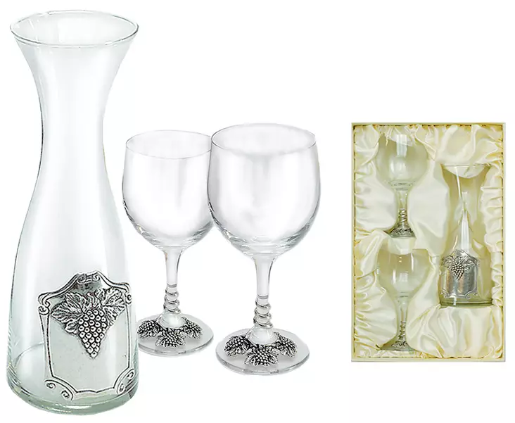 Viinilasit 2kpl ja dekantteri 078233 - Muut käyttöesineet - 078233 - 1