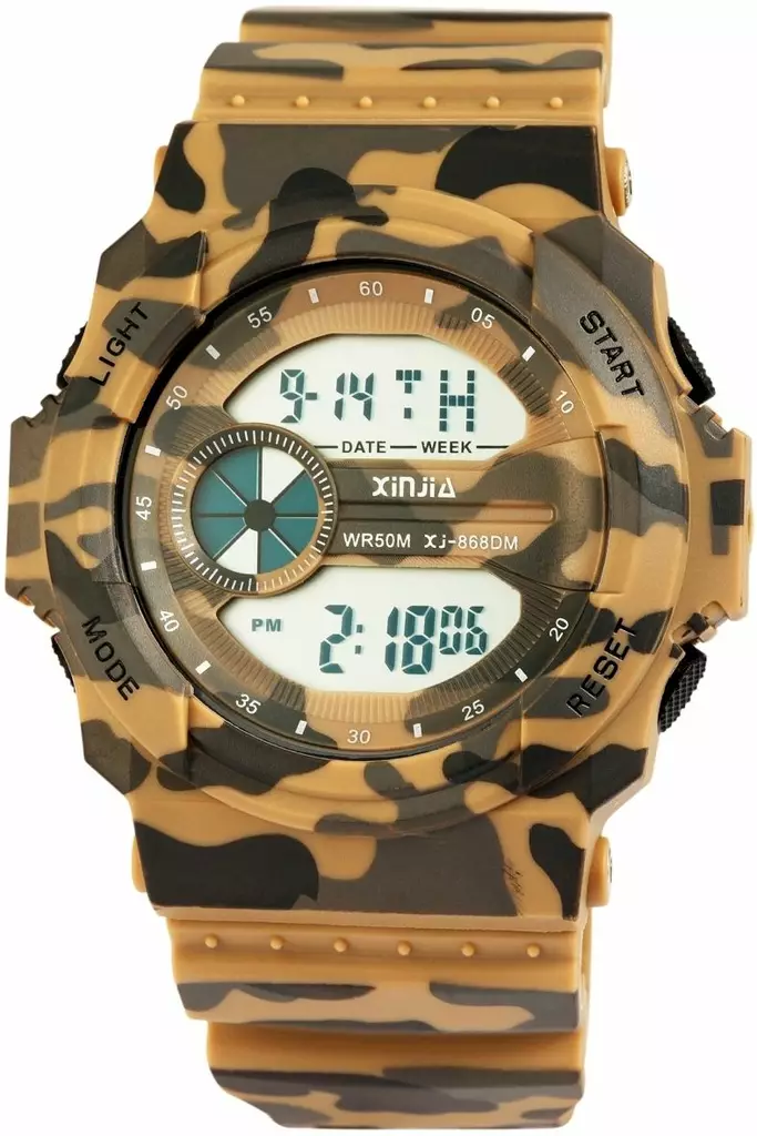 Xinjia digital black Camo Brown - Ryhmittelemättömät miesten rannekellot - X06-003 - 1