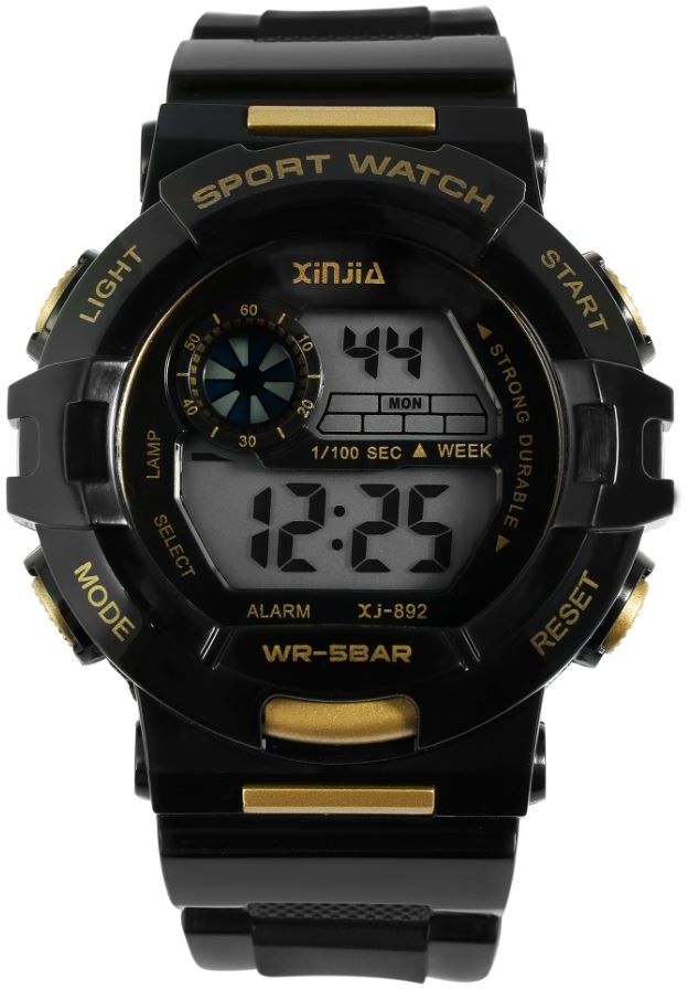 Xinjia Digital Black Yellow X24-003 - Ryhmittelemättömät miesten rannekellot - X24-003 - 1