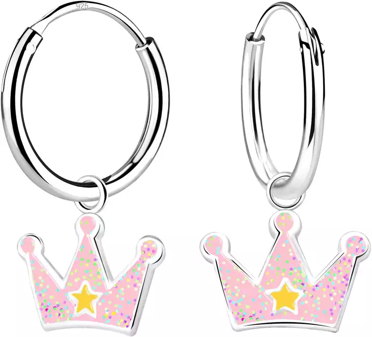 Prinsessan kruunu korvis Pink Y7103 - Lasten korut - Y7103 - 1