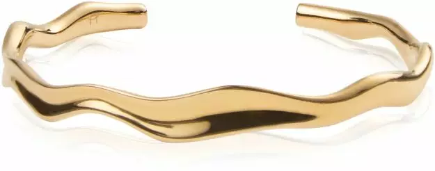 Mockberg Wavy bolded cuff gold rannekoru MB0173 - Teräksiset rannekorut - MB0173 - 1