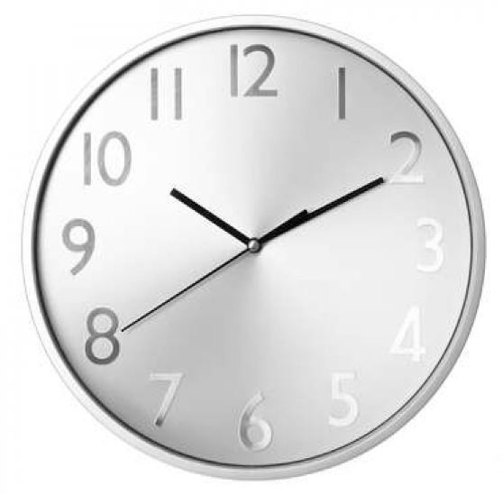 Sein=C3=A4kello hopea-harmaa 30cm ZC133 - Seinäkellot - ZC133 - 1