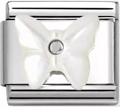 Butterfly, White Mother of Pearl 330509-13 - Composable Classic - 330509-13 - 1