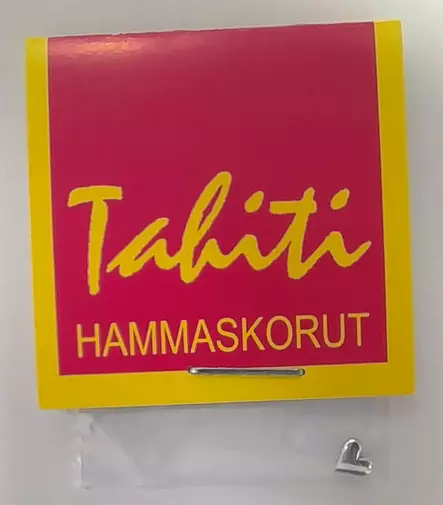 Valkokultainen Kultasydän hammaskoru timantilla 4-74 - Hammaskorut - 4-74 - 2