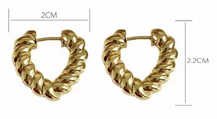 Korvakoru Kierre syd=C3=A4n rengas ZK1664 - Korumetalli korvakorut - ZK1664 - 2