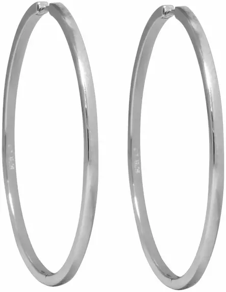 Kreoli saranalla C10104 - Hopeiset korvakorut - C10104 - 1