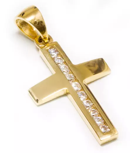 Kultainen risti ARKR4 - OUTLET kaulakorut ja riipukset - ARKR4 - 2