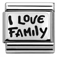 Nomination pala I love family 330102-34 - Nomination combosable classic - 330102-34 - 1