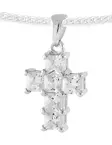 Risti kirkkailla zirkoneilla C10154 - OUTLET kaulakorut ja riipukset - C10154 - 1