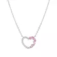 Nomination Shine me up kaulakoru sydän kirkas - pinkki - Nomination kaulakorut ja riipukset - 241902-004 - 1