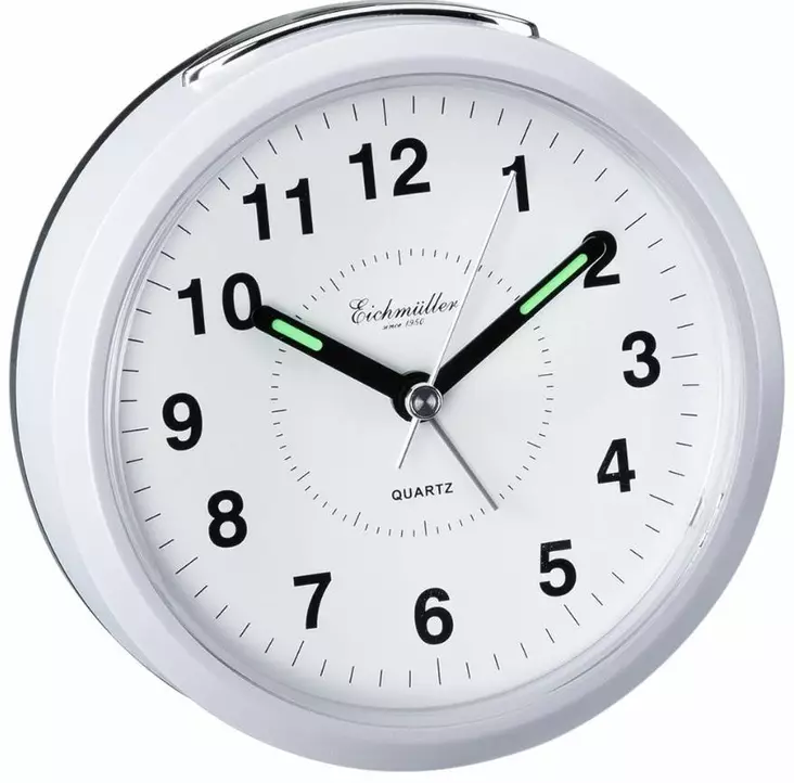 Her=C3=A4tyskello valkoinen 9837-04 - Herätyskellot - 9837-04 - 1