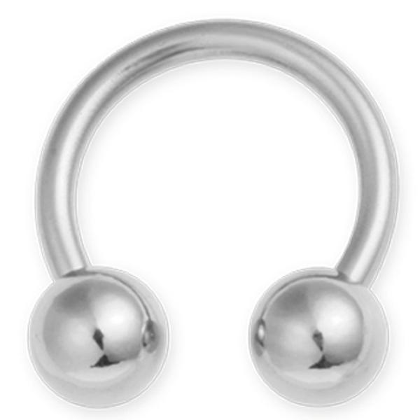 Hevosenkenkä 1,2 - 10mm - 4mm - Lävistyskorut - ABBCB12-10-4 - 1