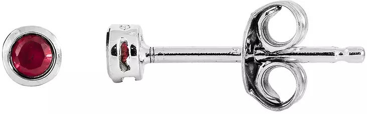 Hopeakorvakorut 2mm, tumman punainen - Tilkettä tilaukseen - CKK84 - 1