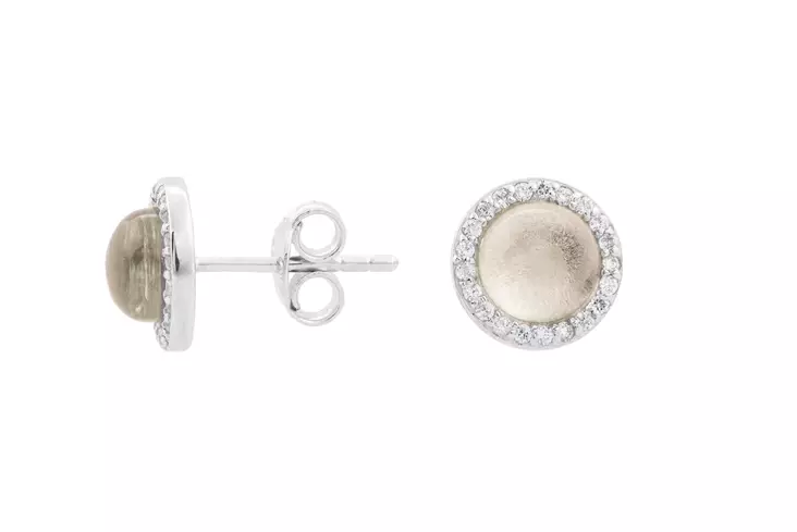 Ivy vihreä ametisti korvakorut CKK204 - Hopeiset korvakorut - CKK204 - 1