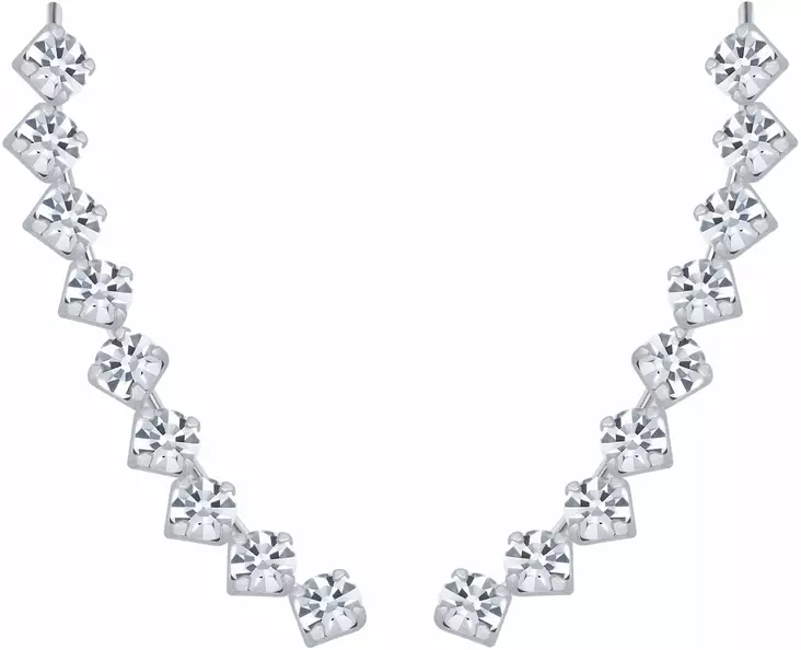 Kiipij=C3=A4 Korvakorut Christal 9 Y2854 - Hopeiset korvakorut - Y2854 - 1