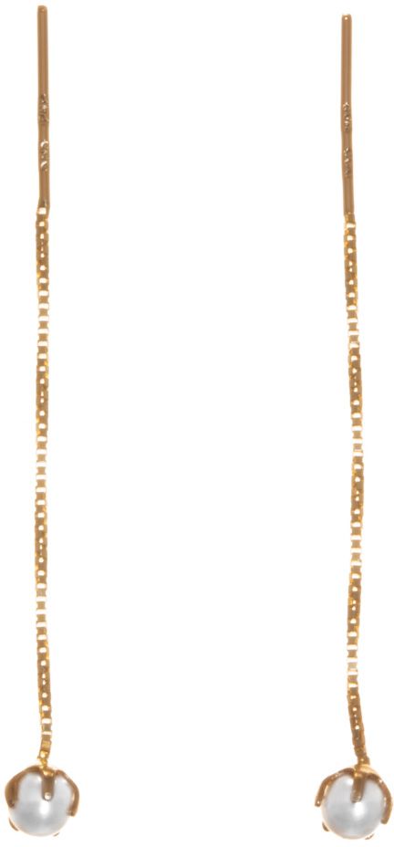 L=C3=A4pivedett=C3=A4v=C3=A4 helmi 3 mm K20194 - Kultaiset korvakorut - K20194 - 1