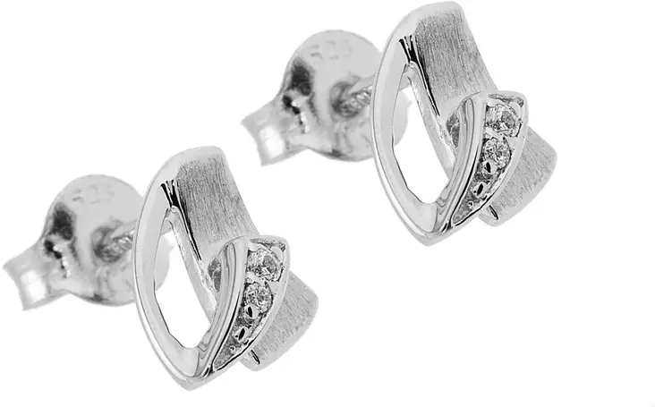 Korvakorut zirkoneilla CKK44 - OUTLET korvakorut - CKK44 - 1