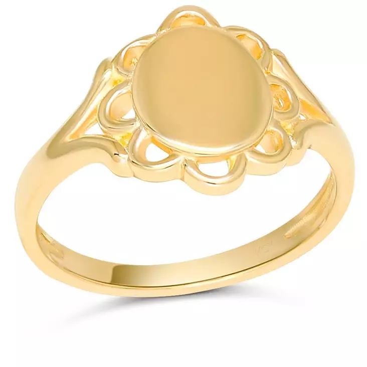 Kultainen kastesormus BR-8134 - Kastesormukset - BR-8134 - 1