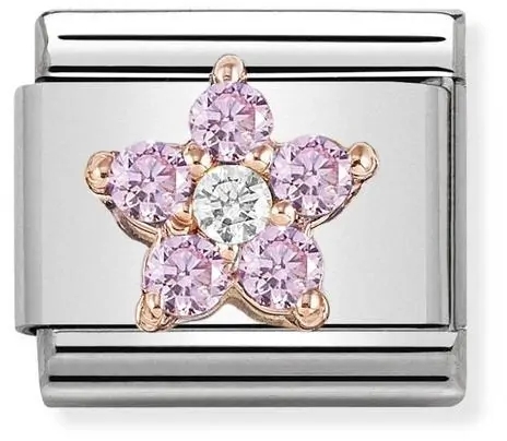 Nomination pala - 9K Rose kukka 430317-04 - Composable Classic - 430317-04 - 1