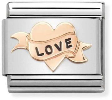 Nomination Heart LOVE - Composable Classic - 430202-14 - 1