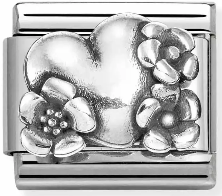 Nomination pala kukka ja syd=C3=A4met 330101-74 - Composable Classic - 330101-74 - 1