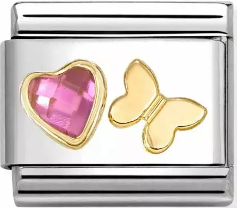 Nomination pala pinkki sydän ja perhon - Nomination - 030613-14 - 1