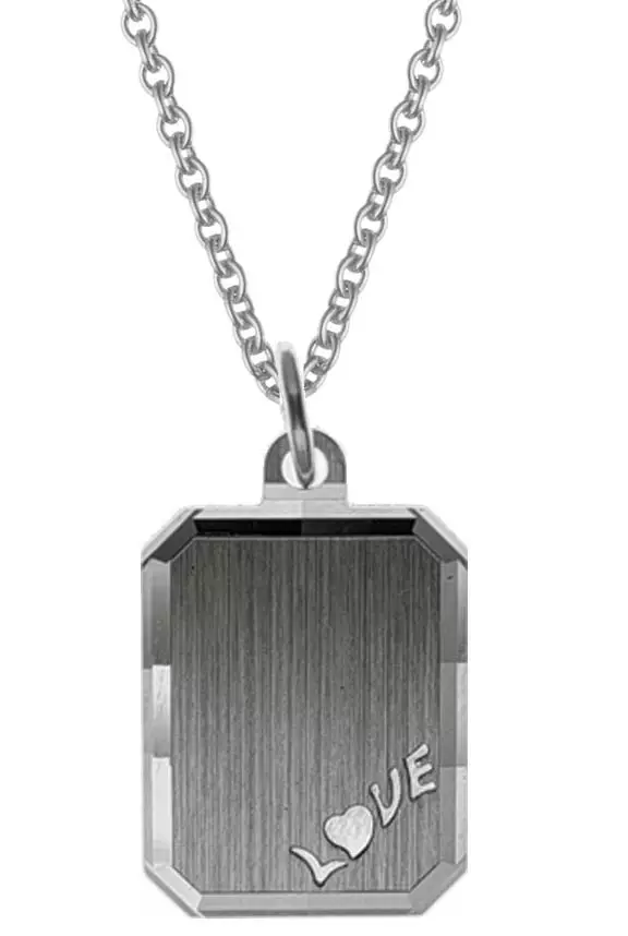 Riipus Love riipusketjulla - Hopeiset kaulakorut - AO0064 - 1