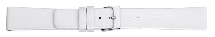 Kroko imit 14mm VALKOINEN - Nahkarannekkeet - 0343W-14 - 1