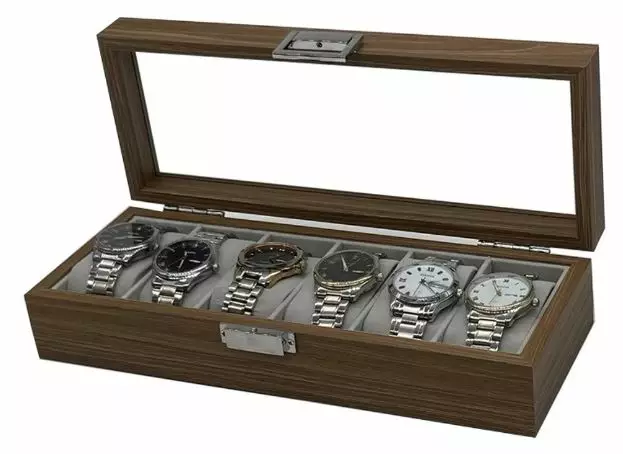 ManBox kellolaatikko 6 kellolle - Lahjaideat naisille - ZE4 - 4