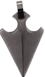 Nuolenpää riipus Black teräs - Teräksiset kaulakorut - PSS054 - 1