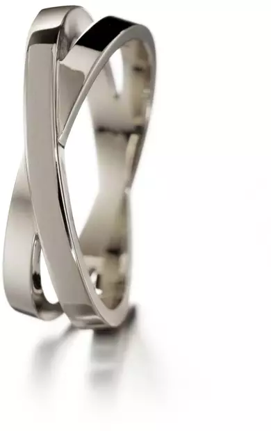 Valkokultainen Kaksin kihlasormus - Kihlasormukset - 826100155 - 1