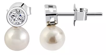 Elen Pearls Garda helmikorvakorut EP025 - Hopeiset korvakorut - EP025 - 1