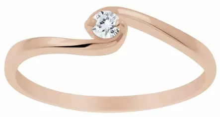 Hopeasormus Aalto Zirkonialla Y6297 - Hopeiset sormukset - Y6297165 - 1