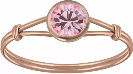 Hopeasormus Kristallilla Y3460 - Hopeiset sormukset - Y3460165 - 1