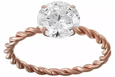 Hopeinen Kierresormus Zirkonialla Y2186 - Hopeiset sormukset - Y2186165 - 1