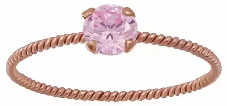 Hopeinen Kierresormus Zirkonialla Y3874 - Hopeiset sormukset - Y3874165 - 1