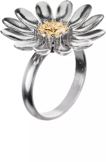 Lempikoru Kukkanen Shampanja sormus - Hopeiset sormukset - 3607608155 - 1