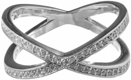 Padova zirkon sormus CR11086 - Hopeiset sormukset - CR11086-1725 - 1