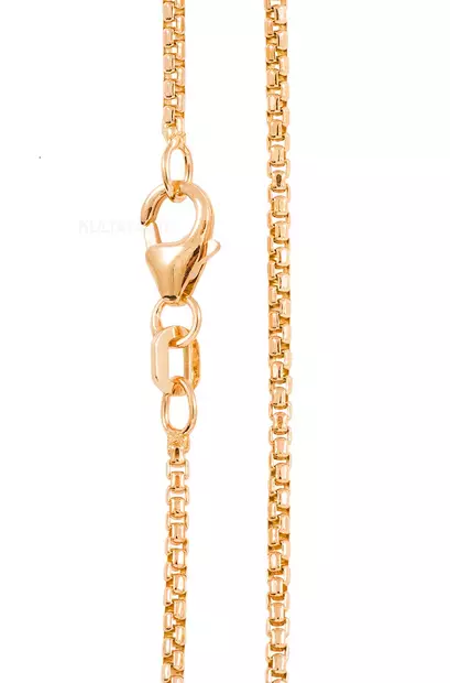 Pyöreä venetsia Rose 7758- - Hopeiset riipusketjut - 7758R-45 - 2