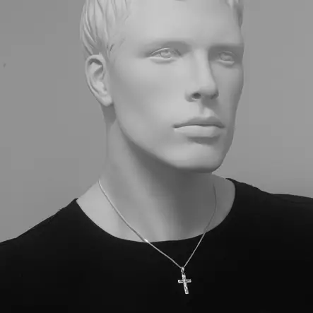 Rippiristi Krusifiksi C10015 - Rippiristi hopea - C10015 - 2