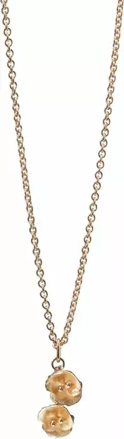 Kalevala Koru Kesäyön ruusu kultainen miniriipus - Kesäyön ruusu - 12100070345 - 1