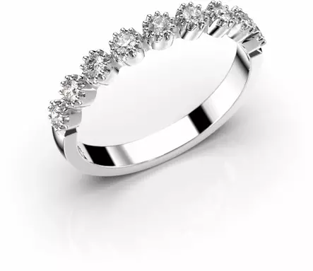 Festive Anna valkokultainen timanttisormus laboratoriotimantille 14-559-018L - Timanttisormukset Festive - 14-559-018L-VK-145 - 1