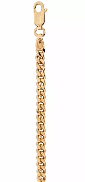 Kultainen panssariketju 3,25mm - Kultaiset rannekorut - 17-500-185 - 1