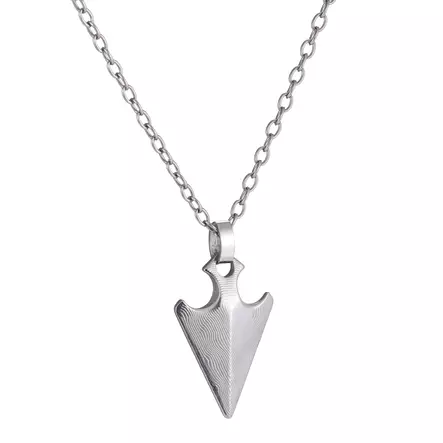 Nuolenpää riipus Silver teräs - Teräksiset kaulakorut - PSS055 - 1