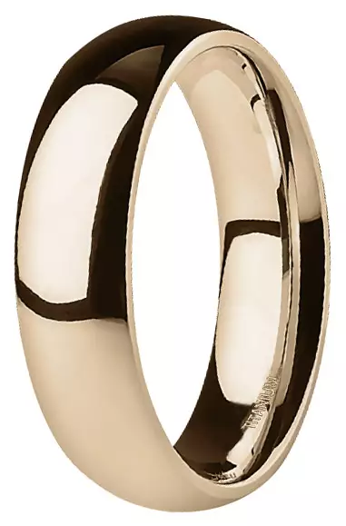 Titaani sileä 4 mm sormus Rose H06R-4-1575 - Kihlasormukset - H06R-4-1575 - 1