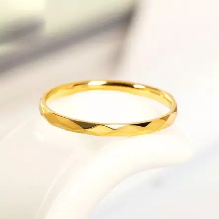 Titaanisormus tim.leikattu 2 mm - Titaanisormukset - G06-1575 - 2