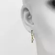 Kultaiset avainkorvakorut zirkoneilla - Kultaiset korvakorut - 17-K1635 - 2