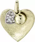 Sydänriipus zirkoneilla 9K282065 - Ystävänpäivä - 9K282065 - 1